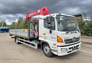 КРАН-МАНИПУЛЯТОР UNIC 554 (5т) НА БАЗЕ ШАССИ HINO 500 MUA (12т)